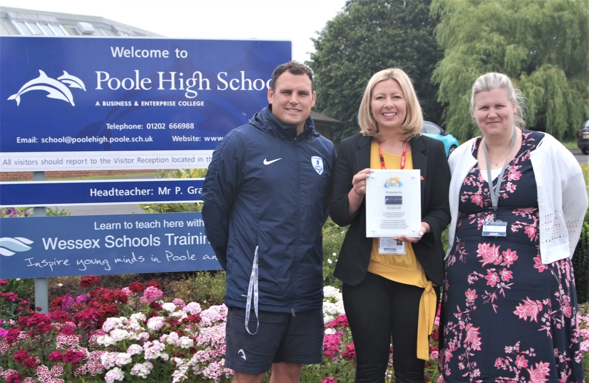 poole high amelia's rainbow fundraising